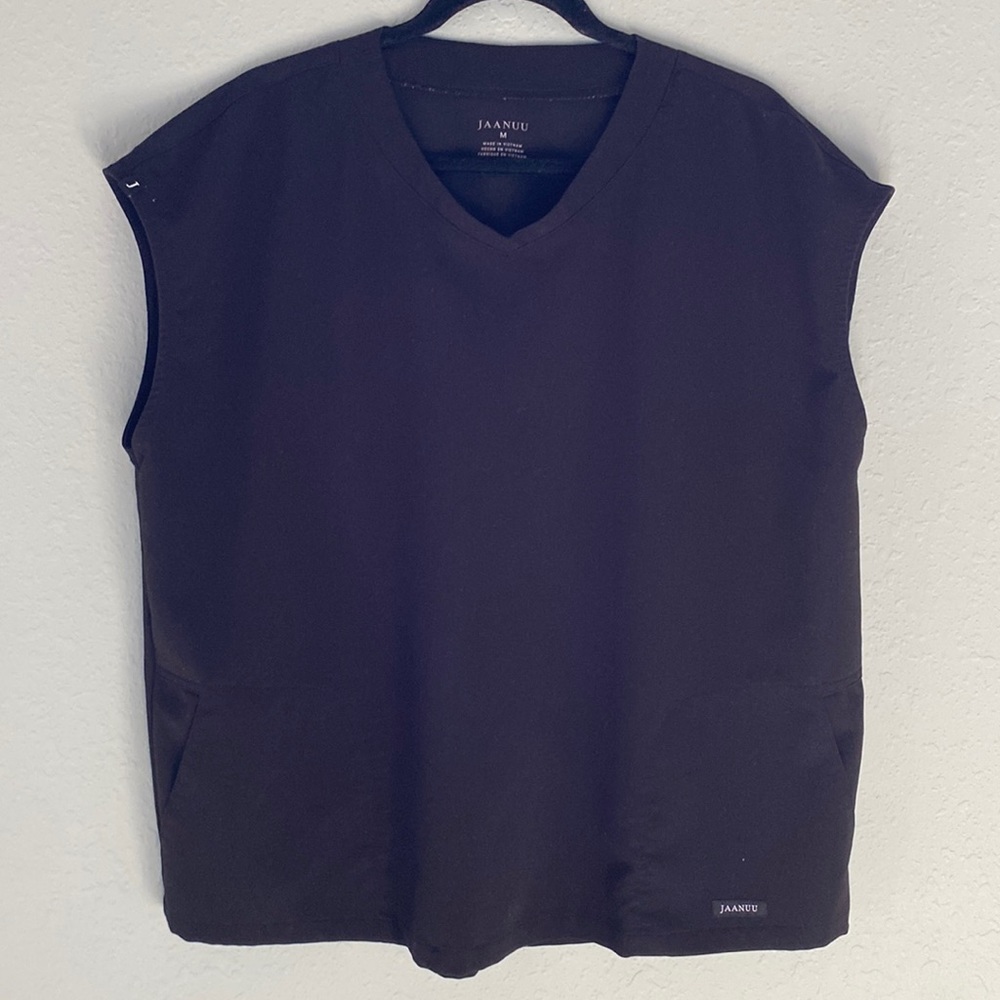 Jaanuu Black Scrub Top